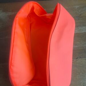 Vibrant Orange Cosmetic Bag